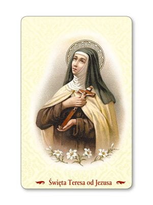 Obrazek z magnesem: Św. Teresa od Jezusa